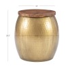 Dreyfus Drum Side Table With Storage