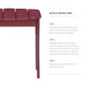 Adirondack Outdoor End Table