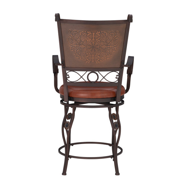 Beatrix Big And Tall Armed Stool