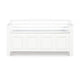 Laredo White Storage Bench