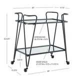 Ellie Metal Bar Cart