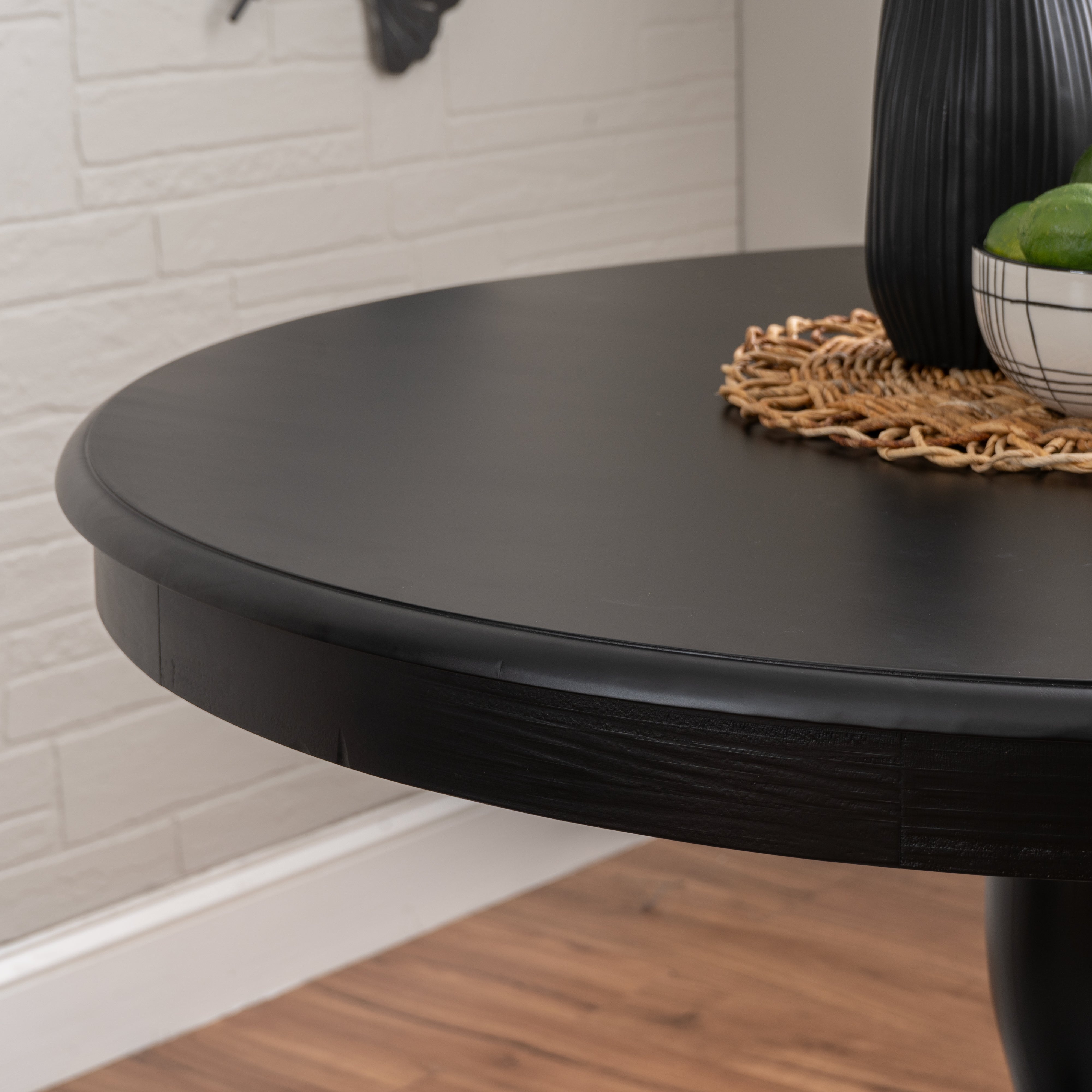 Norah Black Pedestal Table – Linon Home & Design LLC