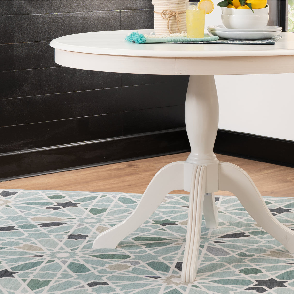 Norah Black Pedestal Table