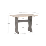 Norah Grey Maple Trestle Table