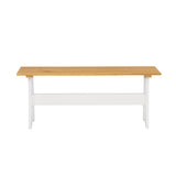 Pender Honey White Large Backless Bench