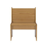Pender Honey Small Back Rest Bench