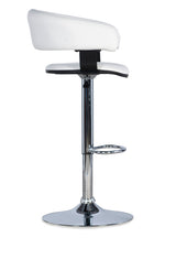 Devan Faux Leather Barrel Bar Stool