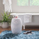Salma Bright White Side Table