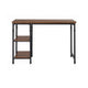 Austin Ash Veneer Desk With Two Shelves