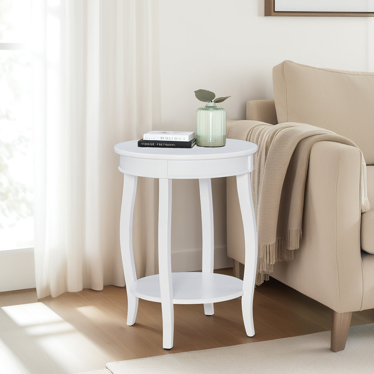 Rainbow Round Side Table