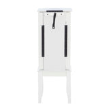Jasmine White Jewelry Armoire