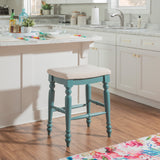 Marino Antique Backless Bar or Counter Stool
