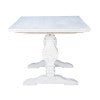 Banks White 6 Piece Table Bench 4 Chair