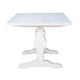 Banks White 6 Piece Table Bench 4 Chair