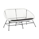 Anson White Loveseat