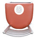 Kara Rust Vinyl Metal Bar Stools (Set of 2)