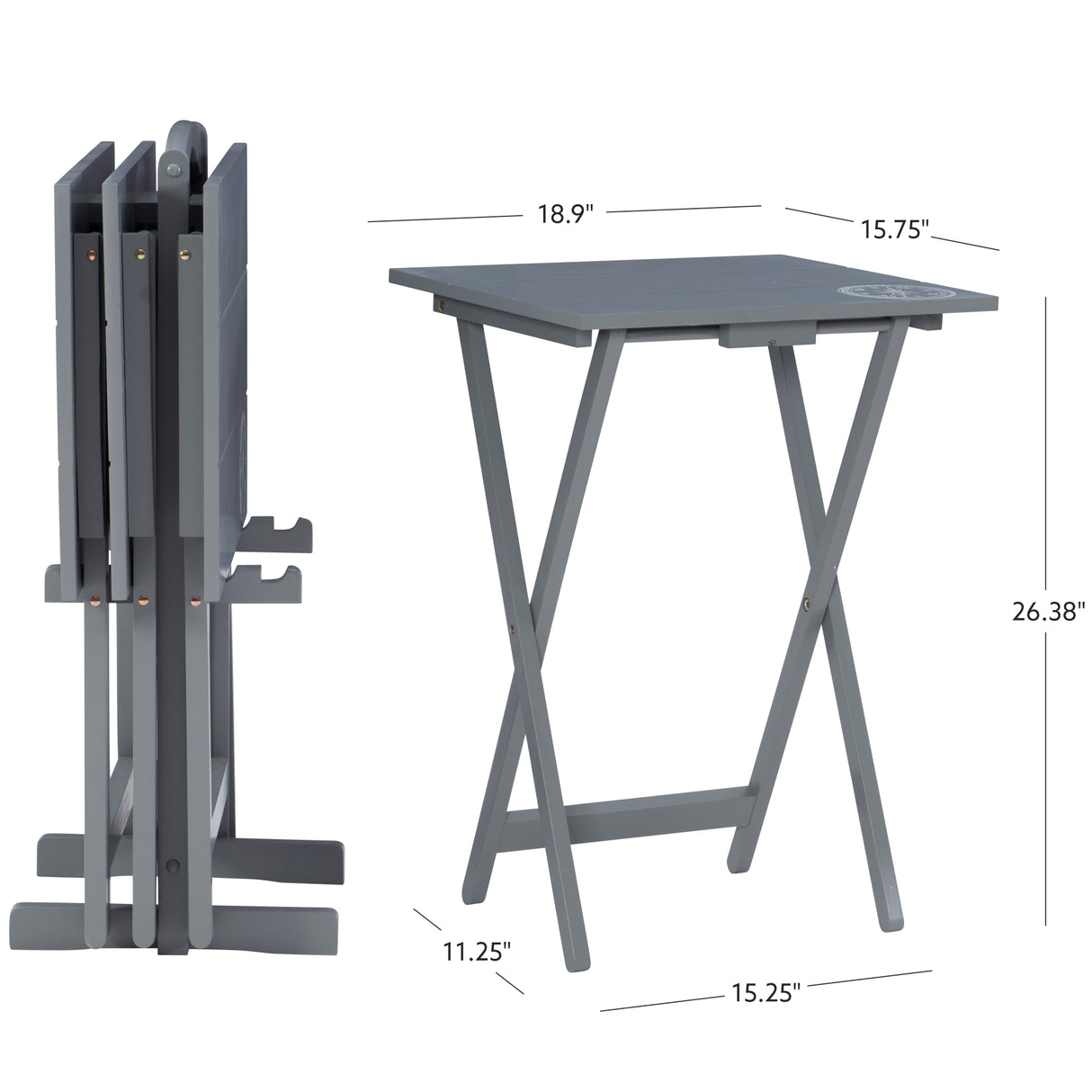 Compass Tray Table Set