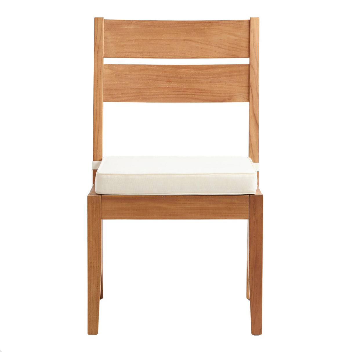 Cannon Teak Dining Chair with Cushion (Set of 2)