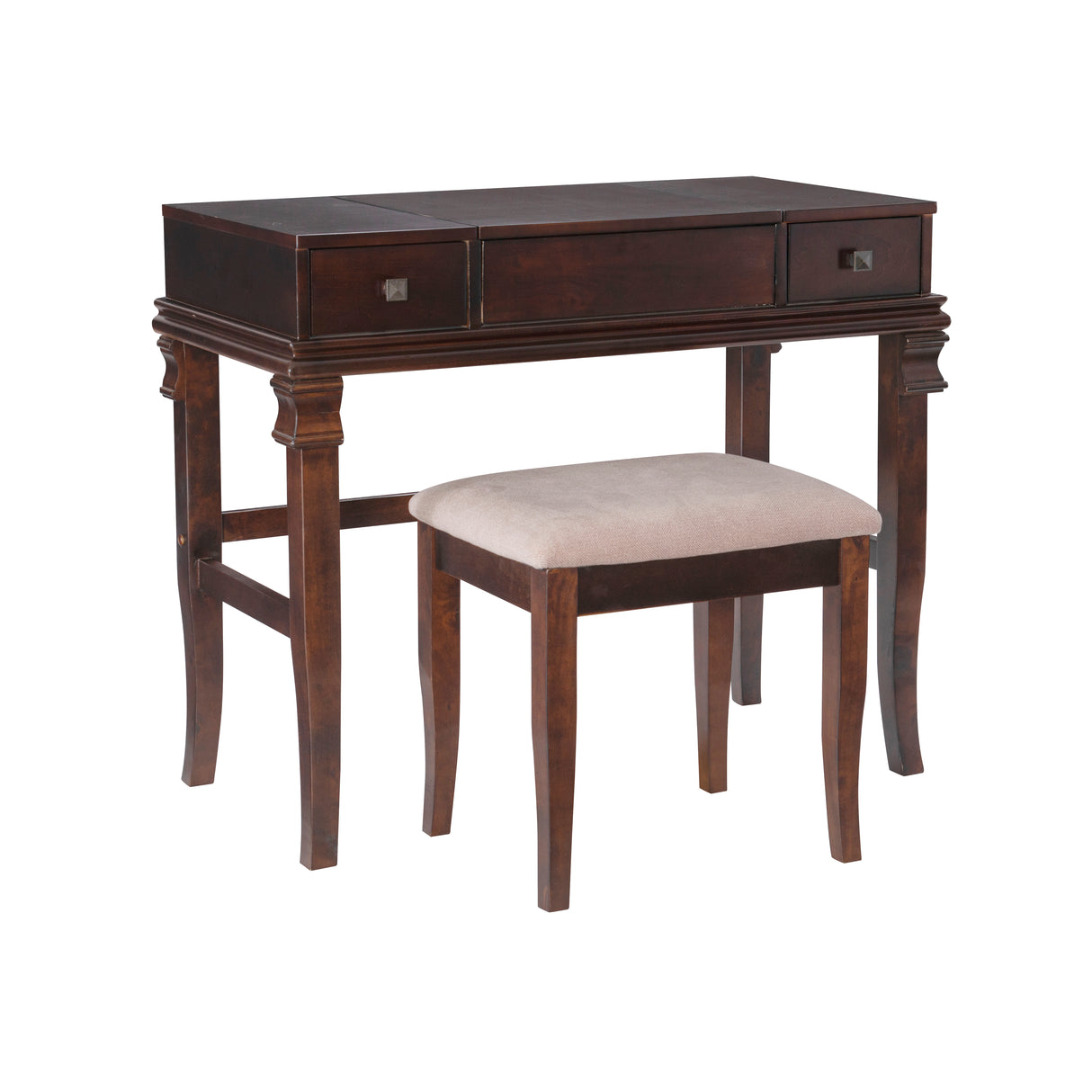 Angela Walnut Vanity Set