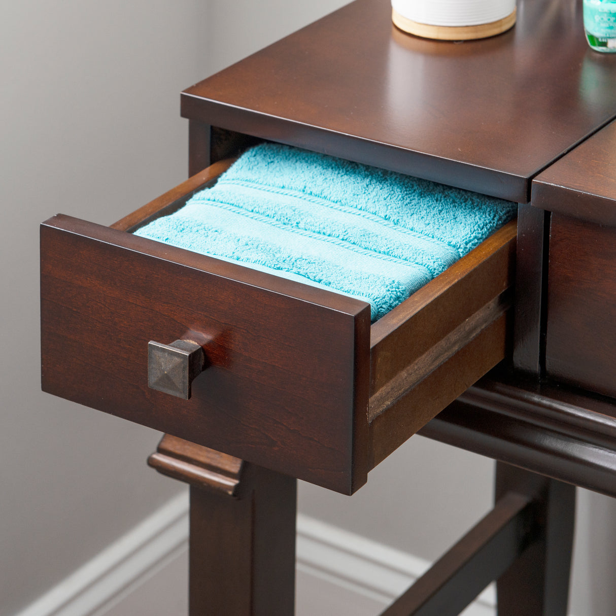 Angela Walnut Vanity Set