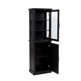 Scarsdale Tall Black Cabinet