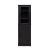 Scarsdale Tall Black Cabinet