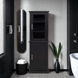 Scarsdale Tall Black Cabinet