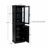 Scarsdale Tall Black Cabinet