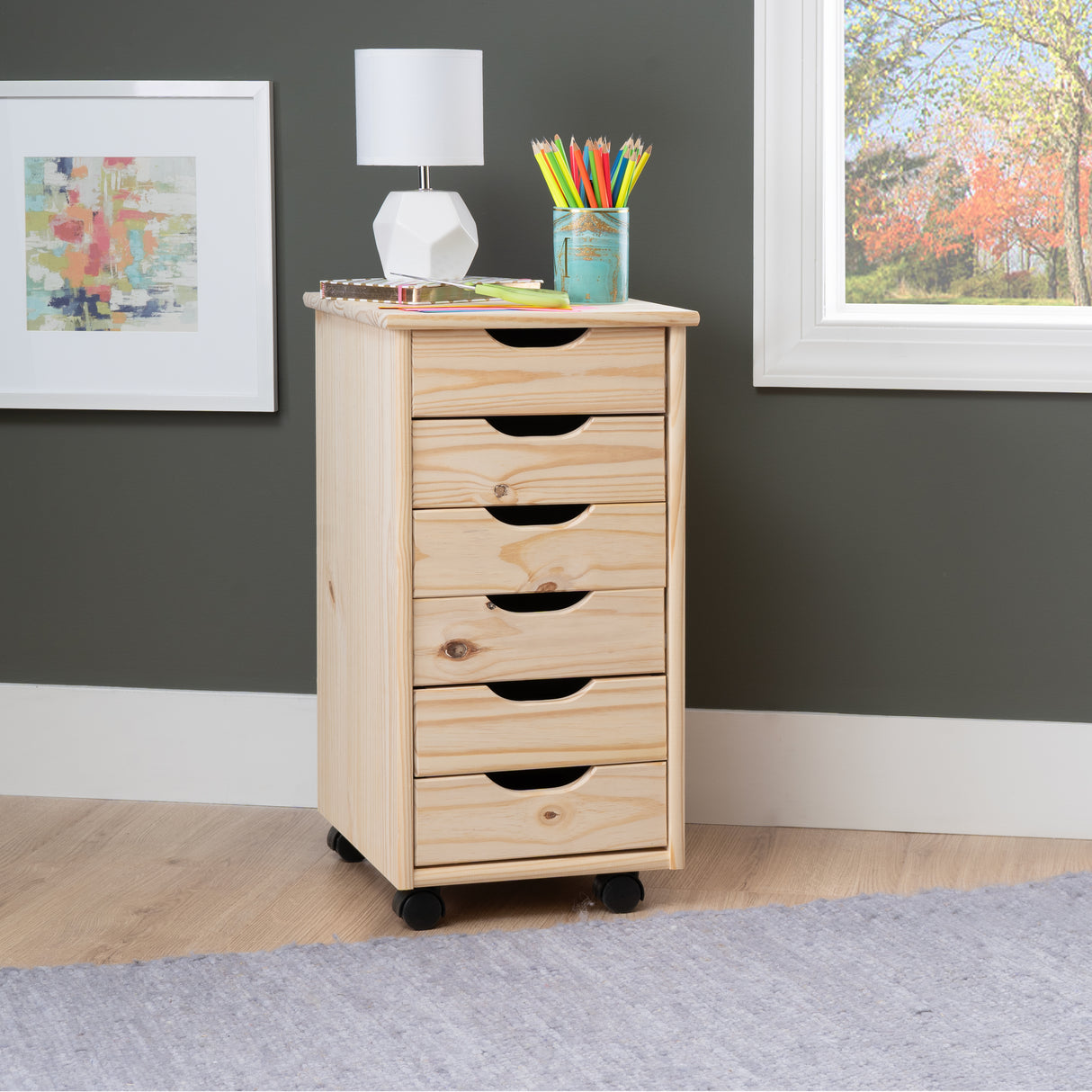 Rudy Rolling Storage Cart