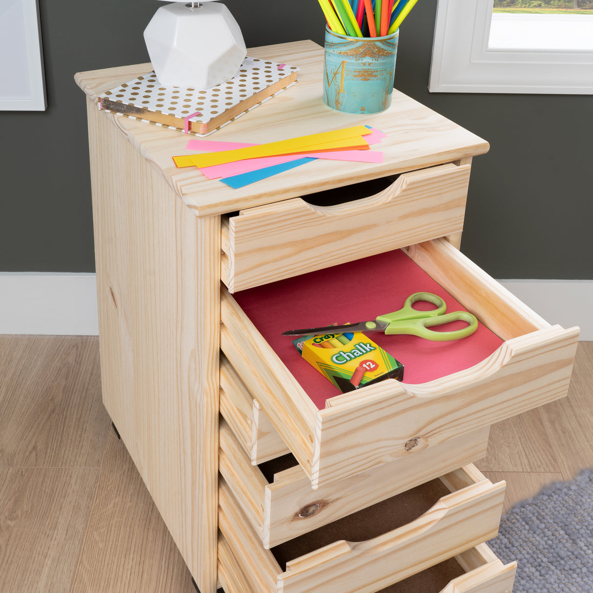 Rudy Rolling Storage Cart