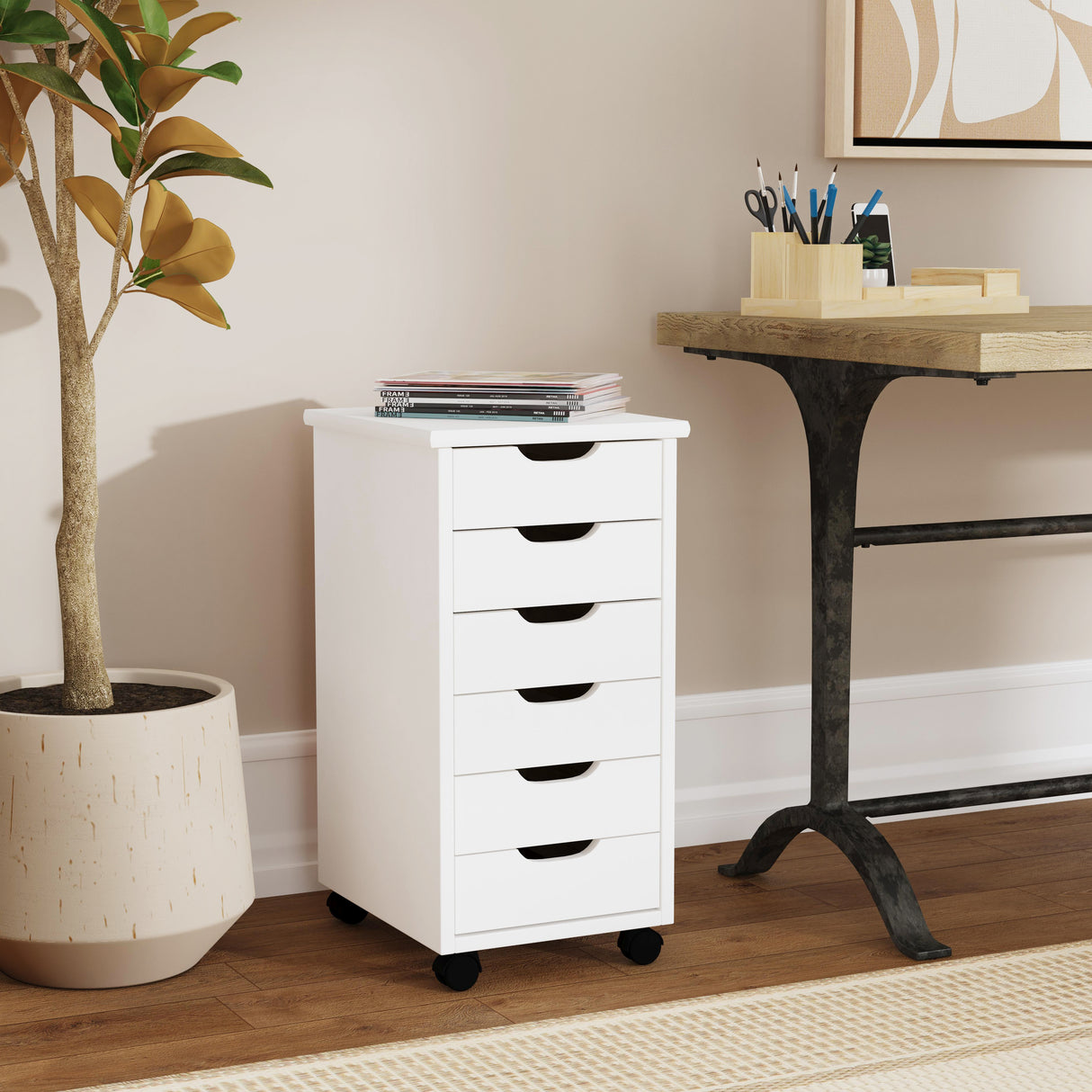 Rudy Rolling Storage Cart