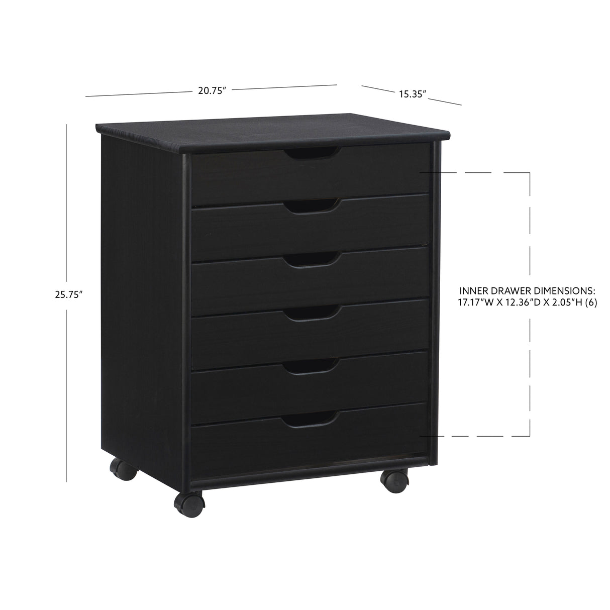 Rudy Rolling Storage Cart