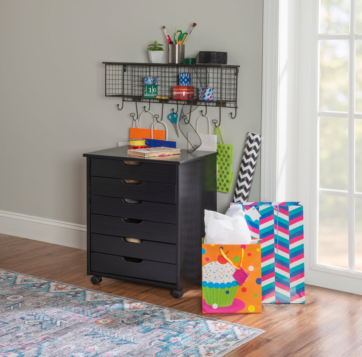 Rudy Rolling Storage Cart