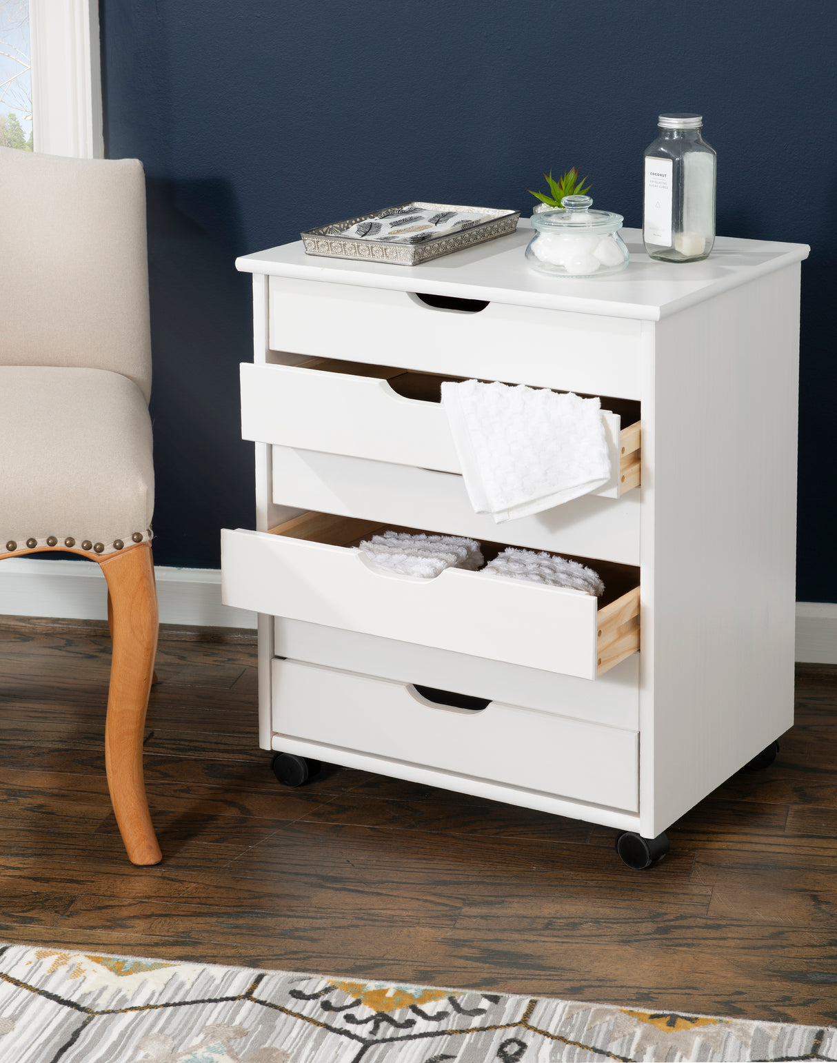 Rudy Rolling Storage Cart