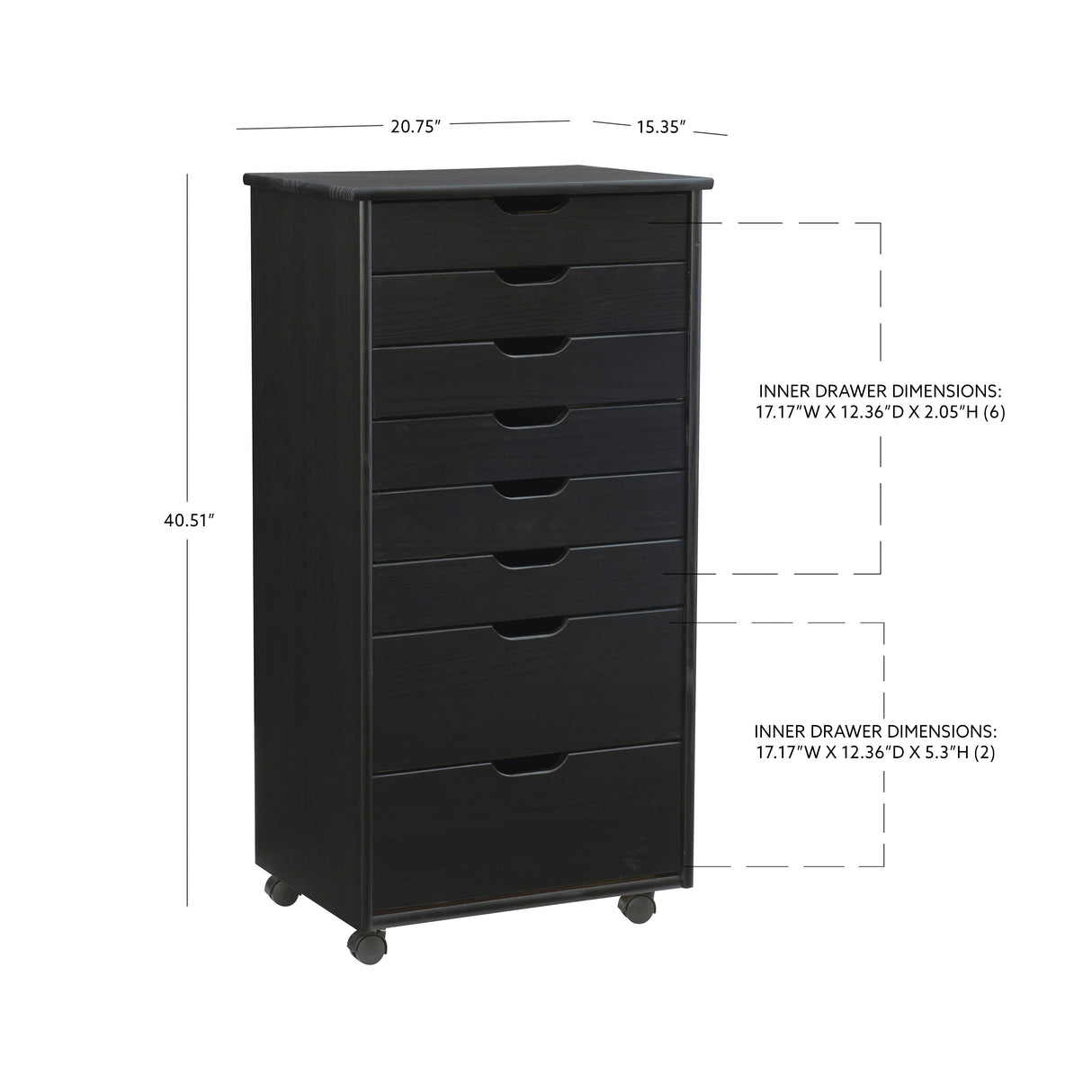 Rudy Rolling Storage Cart