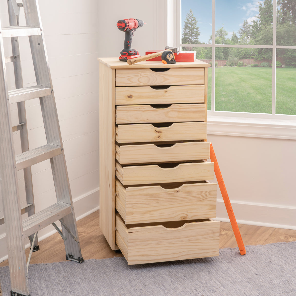 Rudy Rolling Storage Cart