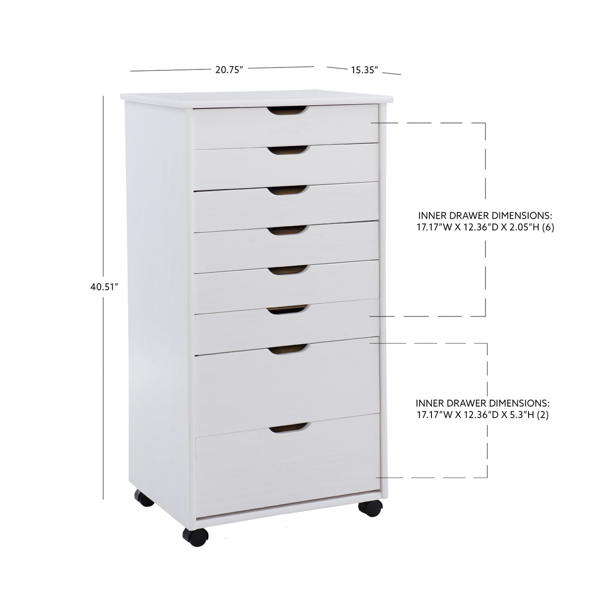 Rudy Rolling Storage Cart