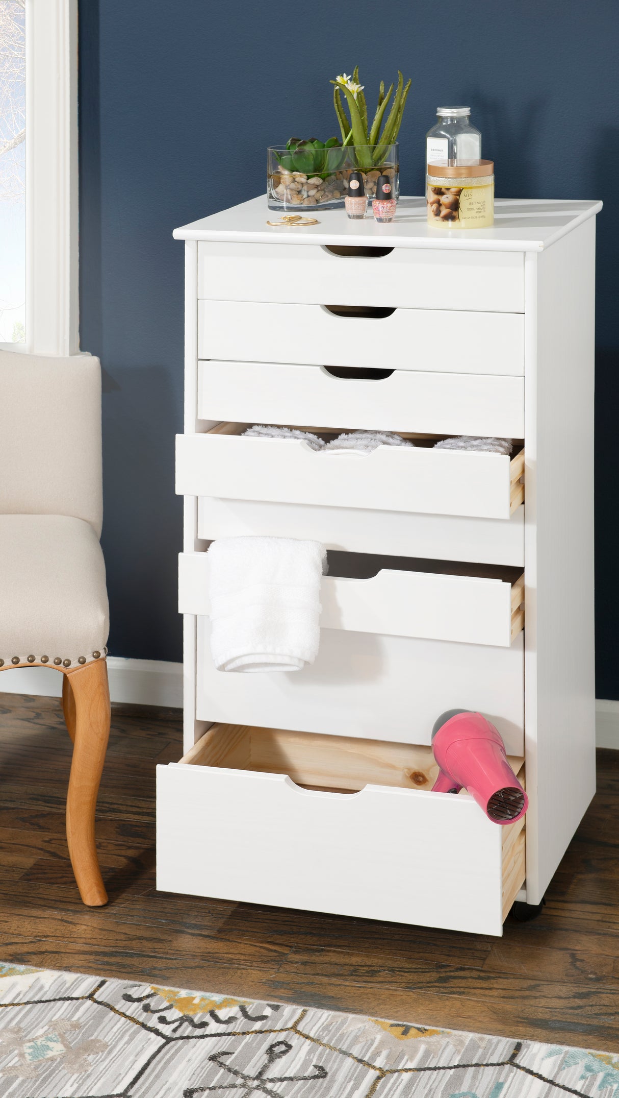 Rudy Rolling Storage Cart