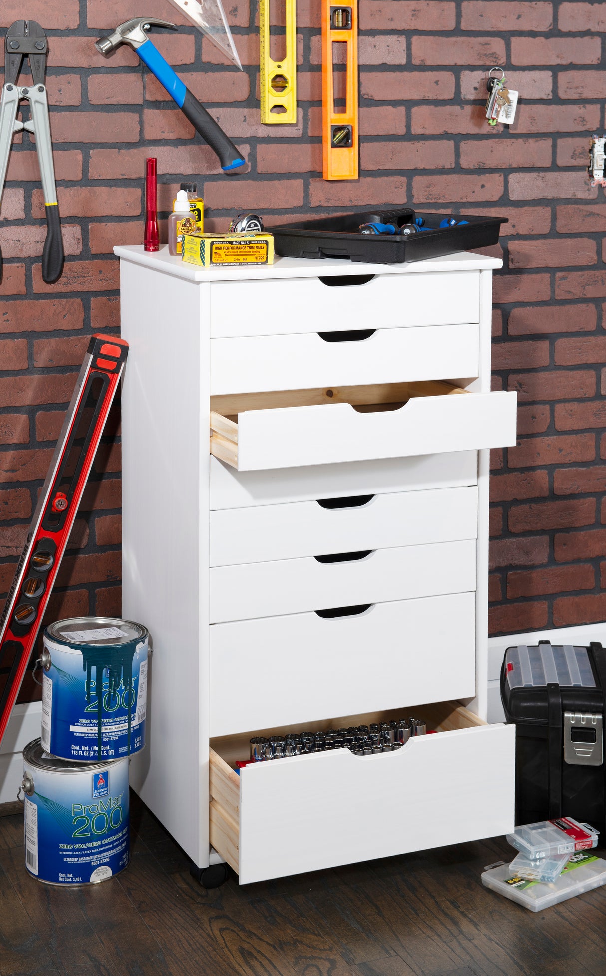 Rudy Rolling Storage Cart