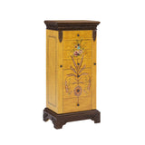 Jasleen  Antique Parchment Jewelry Armoire