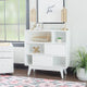 Waves 3 Shelf Bookcase