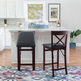 Triena X Back Folding Stool