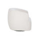 Skyler White Sherpa Swivel Chair
