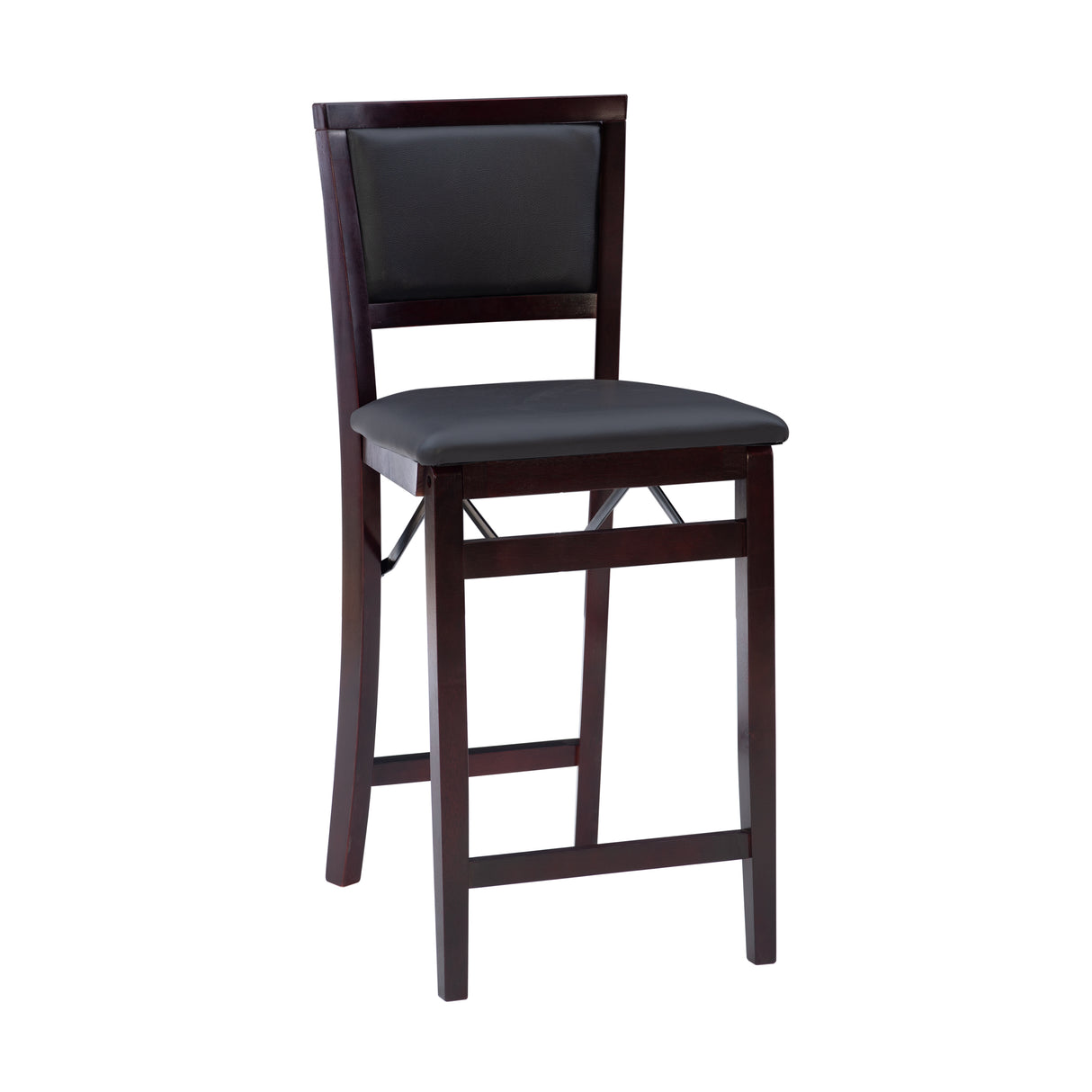 Keira Gray wash Padded Back Folding Bar Stool