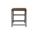 Austin Ash Veneer Desk With Two Shelves