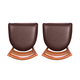Kara Vinyl Metal Side Chairs (Set of 2)