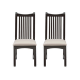 Andy Black Upholstered Chair (Set of 2)