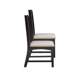 Andy Black Upholstered Chair (Set of 2)
