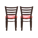 Kara Vinyl Metal Side Chairs (Set of 2)