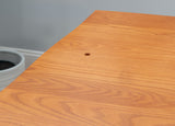 Leeville Med Oak Wood Side Chair (Set of 2)